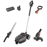 Yard Force 12V iFlex Urban Akku-Rasenmäher, Rasentrimmer und Heckenschere...