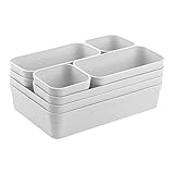 1x Schubladen-Organizer Set Aufbewahrungs-Box Einteiler Trenn-System...