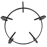 Ciieeo Gasherd Herdständer Rund Verstärkt aus Rostfreiem Material Schwarz...