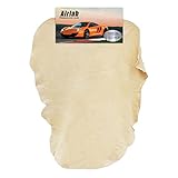 Airlab Auto Ledertuch Fensterleder Echt Leder 70x50 cm, Premium Autoleder...
