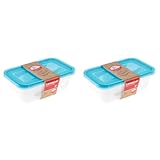 keeeper Frischhaltedosenset 2-teilig, 2 x 3,3 l, 29 x 19 x 9 cm, Fredo...