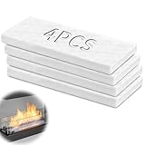 TXXATX 4 Stück Keramikwolle für Bioethanol 300x100x25mm Glaswolle Keramik...