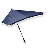 Senz XXL Stick Storm Umbrella Pure Black, 107 cm, Schwarz