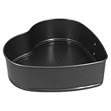 Veemoon Herzförmige Backform aus Kohlenstoffstahl mit Verschluss und...