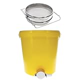 Germerott Bienentechnik Abfülleimer Profi 25 kg mit Quetschhahn Plus...