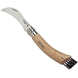 Opinel Pilzmesser, Sandvik-Stahl, Buchenholz, Wildschweinborsten