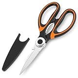 Küchenschere Allzweckschere Rostfreier Edelstahl Haushaltsschere 21cm...