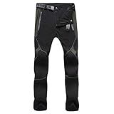 Herren Wanderhose Gefüttert Winterhose Wasserdicht Winddicht Warm...