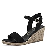 Tamaris Damen 1-28300-42 Sling Sandale, Schwarz, 39 EU