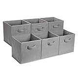 Amazon Basics zusammenklappbarer Aufbewahrungswürfel/Organizer aus Stoff...
