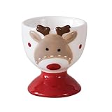 TOWARDSNAN Weihnachten Santa/Hirsch Keramik Eggs Cup Dekorativ Weinbecher...