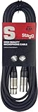 Stagg SMC6 Kabel, XLR (m) -XLR (f), Mikrofon-zu-Mischpult, 6 Meter lang,...