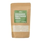 RheinNatur Johannisbrotkernmehl 200 g - 100 % Naturprodukt aus gemahlenen...