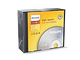 Philips CD-R Rohlinge (700 MB Data/ 80 Minuten, 52x High Speed Aufnahme,...