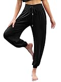 Terecey Haremshose Damen Lang Yoga Hosen Jogginghosen Damen Locker Yogahose...