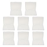 Parliky 8 Stück Acryl Visitenkartenbox Transparent Stabiler Kartenhalter...