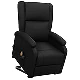 vidaXL Massagesessel, Elektrischer Sessel mit Aufstehhilfe, Relaxsessel mit...
