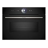 Bosch CMG7241B1, Serie 8 smarter Einbau-Kompaktbackofen mit...
