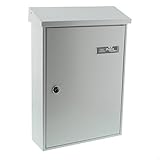 Burg-Wächter Briefkasten, Namensschild, A4 Einwurf-Format, Verzinkter...