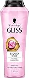 Gliss Shampoo Liquid Silk (250 ml) Haarshampoo mit Ceramiden & Seide,...