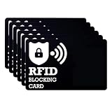 ZALAOR 6 Stück NFC RFID Blocking Card Security: Kreditkartenschutz –...