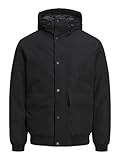 JACK&JONES Herren JJCHAMP Bomber Jacket Bomberjacke, Black, XL