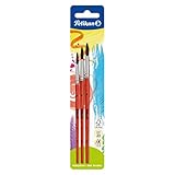 Pelikan Haarpinsel-Set Sorte 23, Größe 4, 6 und 8, 3 Stück