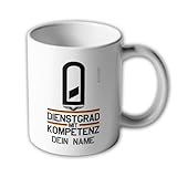 Tasse personalisierbar Dienstgrad mit Kompetenz Korporal BW Luftwaffe...