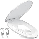 KESSER® WC Sitz mit Absenkautomatik Toilettendeckel Quick-Release-Funktion...