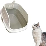 Offenes Katzenklo 26,5 x 47,7 x 38,7 cm- Praktische Katzentoilette für...