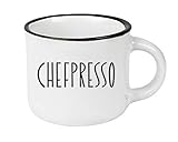 Espressotasse vintage| Mini Keramik Becher zum verschenken | 95 ml |...