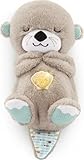 Fisher-Price Schlummer Otter Kuscheltier mit Atembewegung und Musik, Baby...