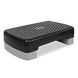 FUNJEPE 2 Stufen Stepper, höhenverstellbar, für Fitness & Training, aus...