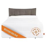 sleepling Energiespardecke Bettdecke, Ultra warme Winterdecke mit 1.685 gr....