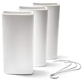 Ligano® Heizkörper Luftbefeuchter weiß – Keramik Wasserverdunster für...