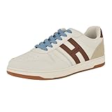 Tommy Hilfiger Herren Tilyas Sneaker, Creme/Cognac Multi 150, 40 EU