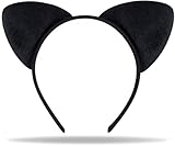 Hatstar Katzenohren Haarreif | Cat Ears Headband | Halloween Kopfschmuck...