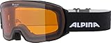 ALPINA NAKISKA - Beschlagfreie, Extrem Robuste & Bruchsichere OTG Skibrille...