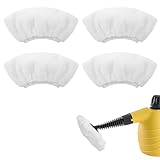 AEKZOX 4 Stück Dampfreiniger Zubehör Mikrofaser Überzugsset...
