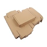 Lurrose 20 Stück Wellpapp Versandkartons Faltbare Express Umzugskartons...