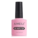 AIMEILI No Wipe Top Coat Überlack UV LED Gellack Gel Nagellack Gel Polish...