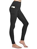 FitsT4 Sports Damen Winterreitleggings Silikon Vollbesatzreithose mit...