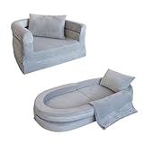 Wonder Space Vor-montiertes Kinder Schaumsofa mit Decke & Kissen, Kleinkind...