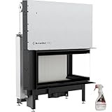 Luftofen aus Stahl Nadia rechts BS 14 kW Ø 200 Guillotine mit...