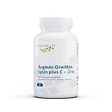 vitaworld Arginin-Ornithin-Lysin + C + Zink, Pro Tagesverzehrmenge sind je...