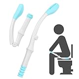 Fanwer WC-Hilfsmittel, faltbar, blau, lange Reichweite,...