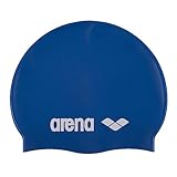 ARENA Unisex Jugend Classic Badekappen, Skyblue-White (77), Einheitsgröße...