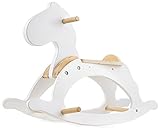 Mamabrum Schaukelpferd Holz Klassisch - Kinder Schaukeltier ab 1 Jahr -...