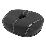 BuyWeek Noseless Fahrradsattel, Fahrradsattel PU Leder verdickt hohl...