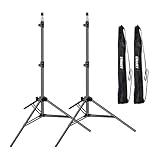 EMART 210cm Lichtstativ Stabil Lampenstativ Aluminium-Stativständer Licht...